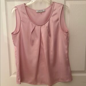 Kasper Women's Blush Pink Sleeveless Blouse
